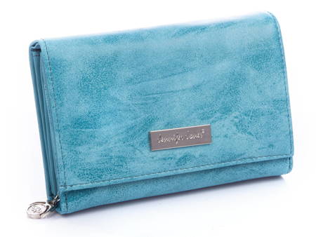 Jennifer Jones women's turquoise eco leather purse