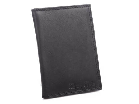 Money Maker black leather document case